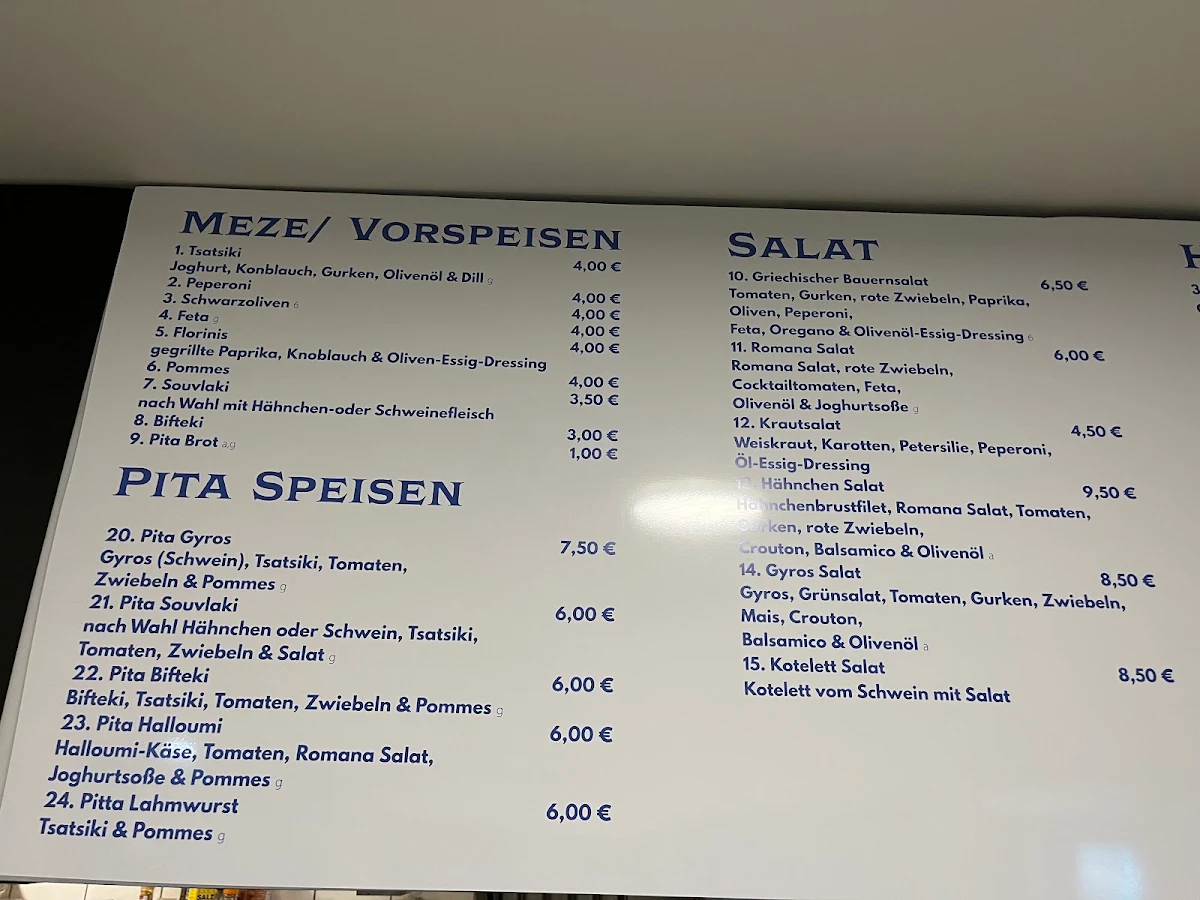 Speisekarte photo 2