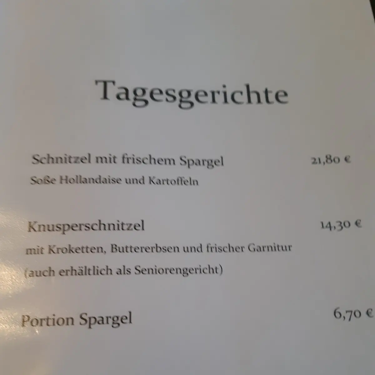 Speisekarte photo 2