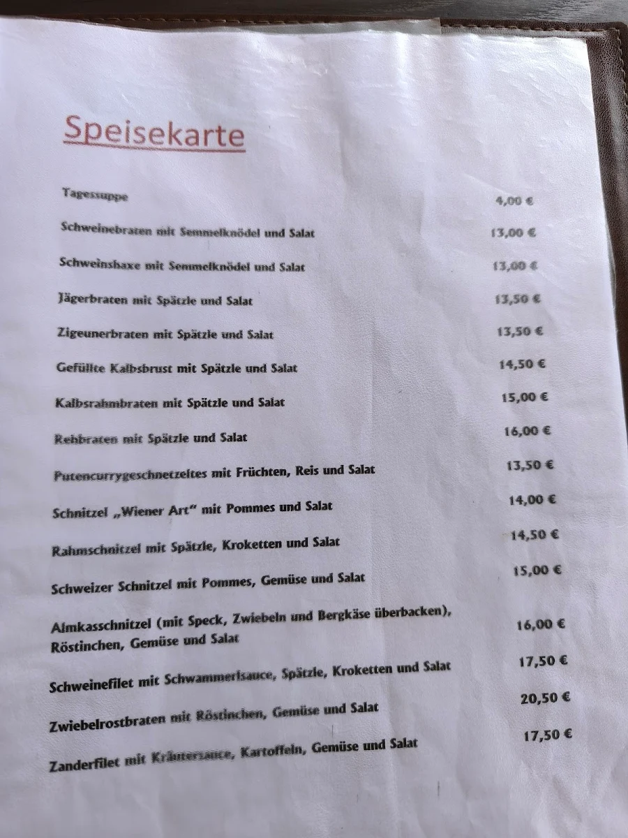 Speisekarte photo 3