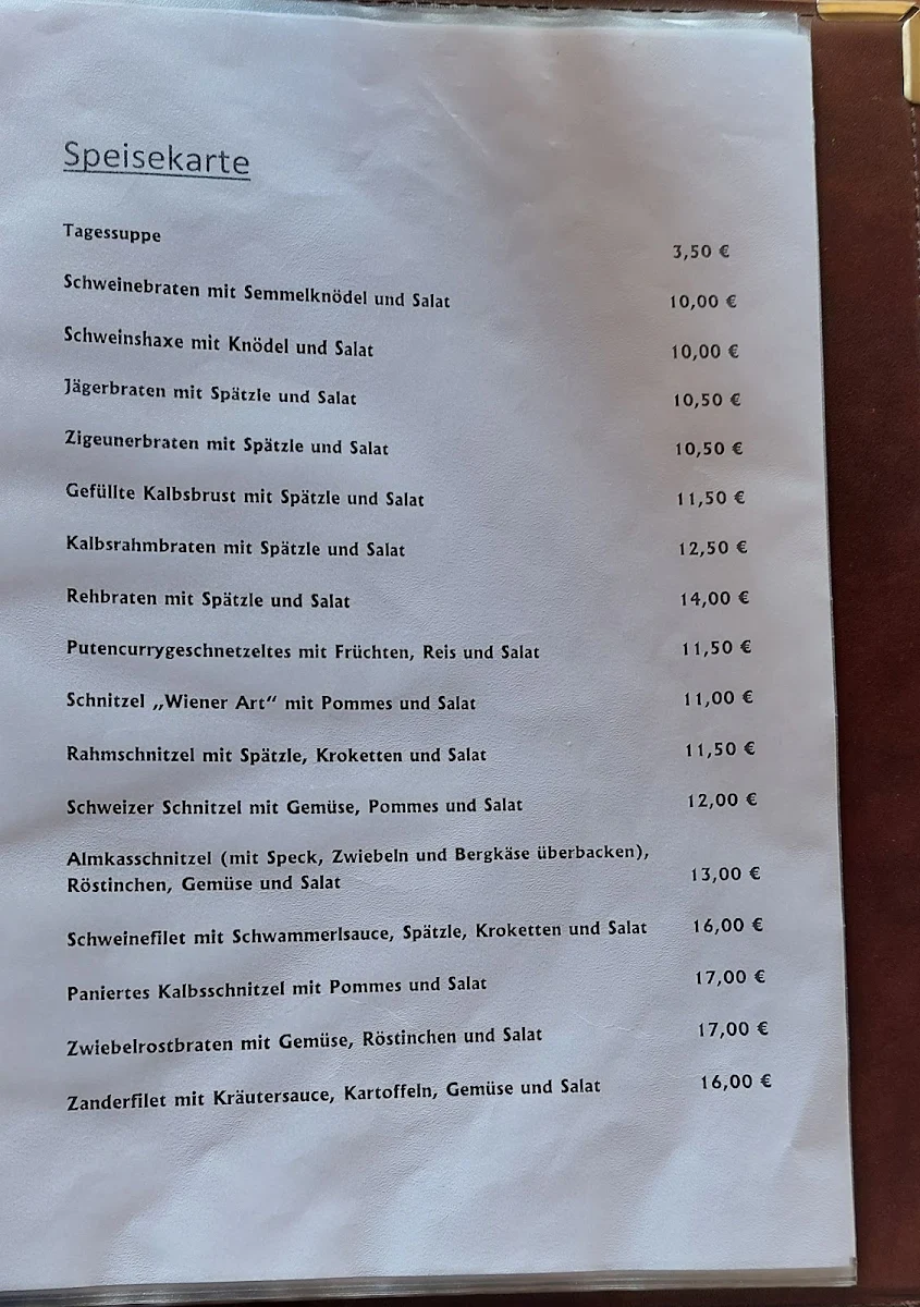 Speisekarte photo 4