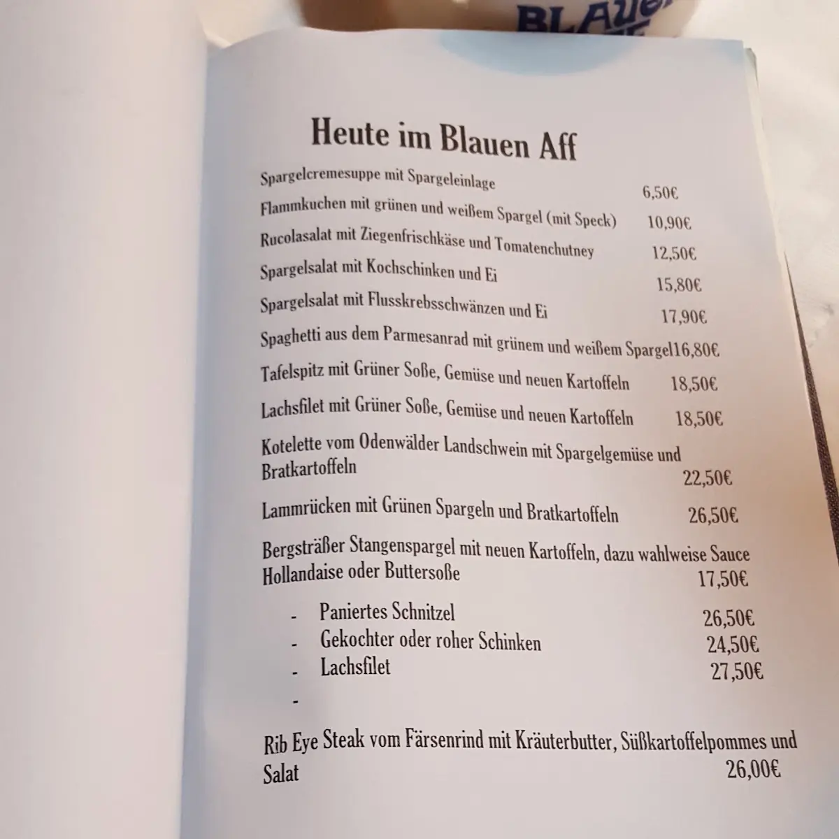 Speisekarte photo 9
