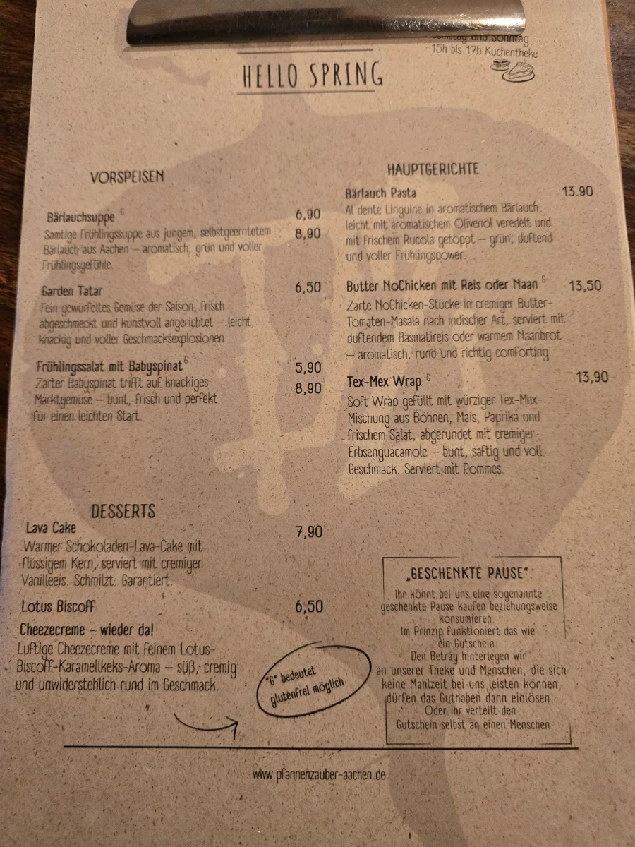 Speisekarte photo 3