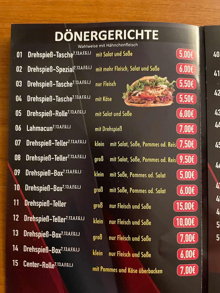 Speisekarte photo 2