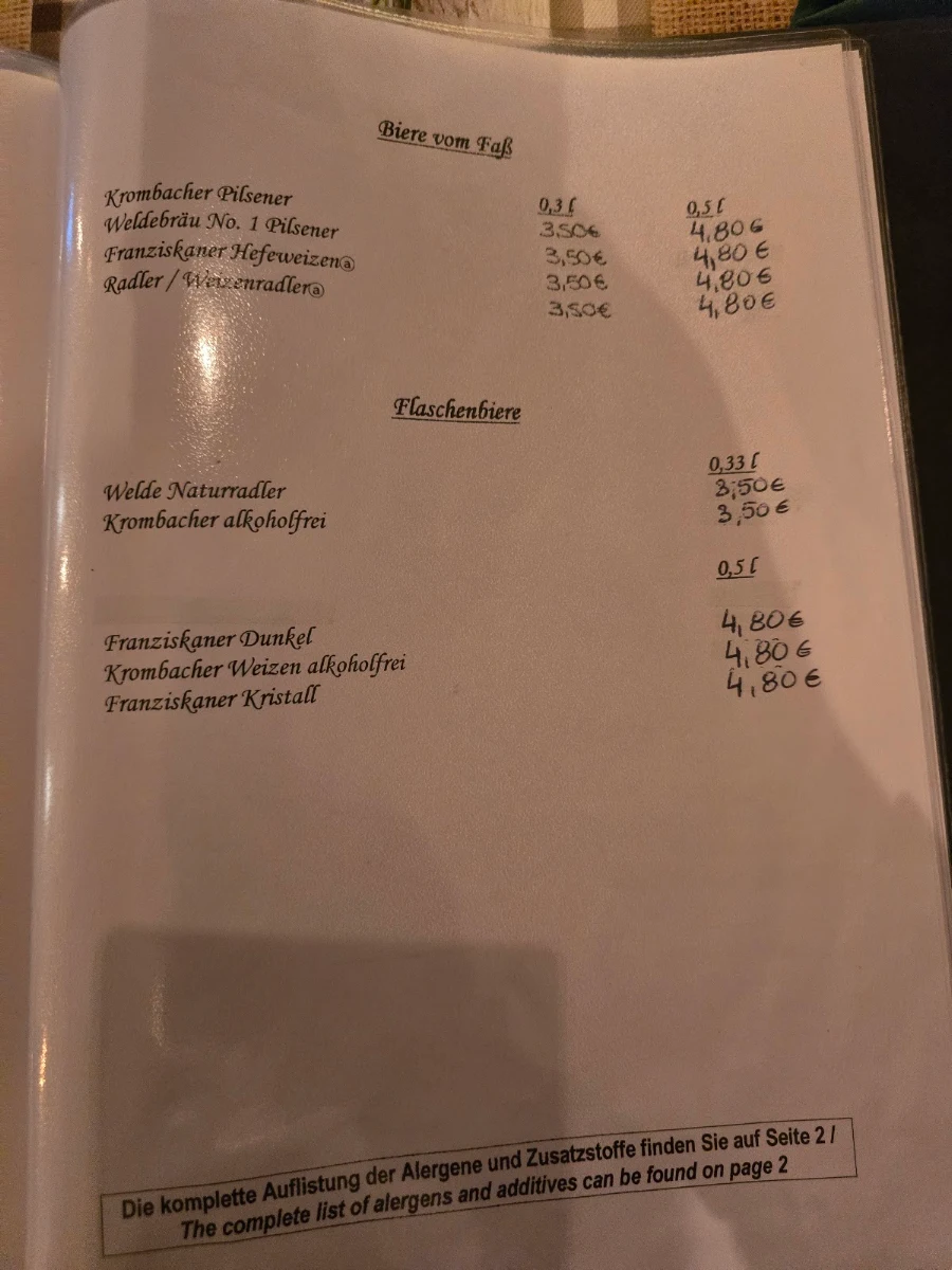 Speisekarte photo 3