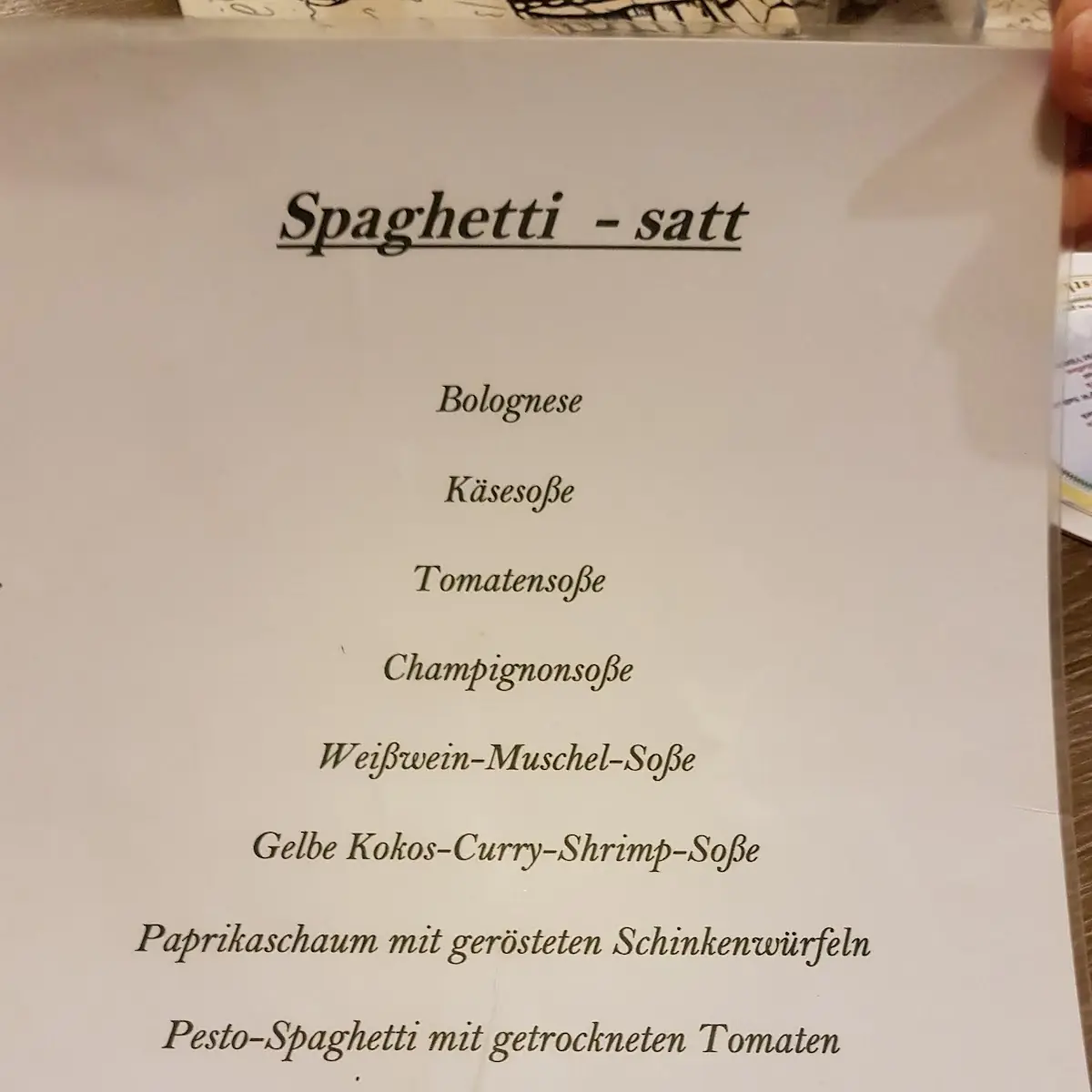 Speisekarte photo 1