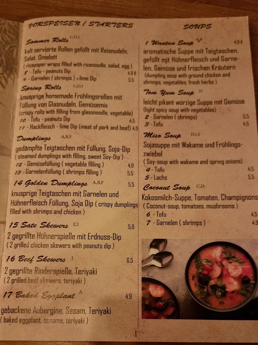 Speisekarte photo 2