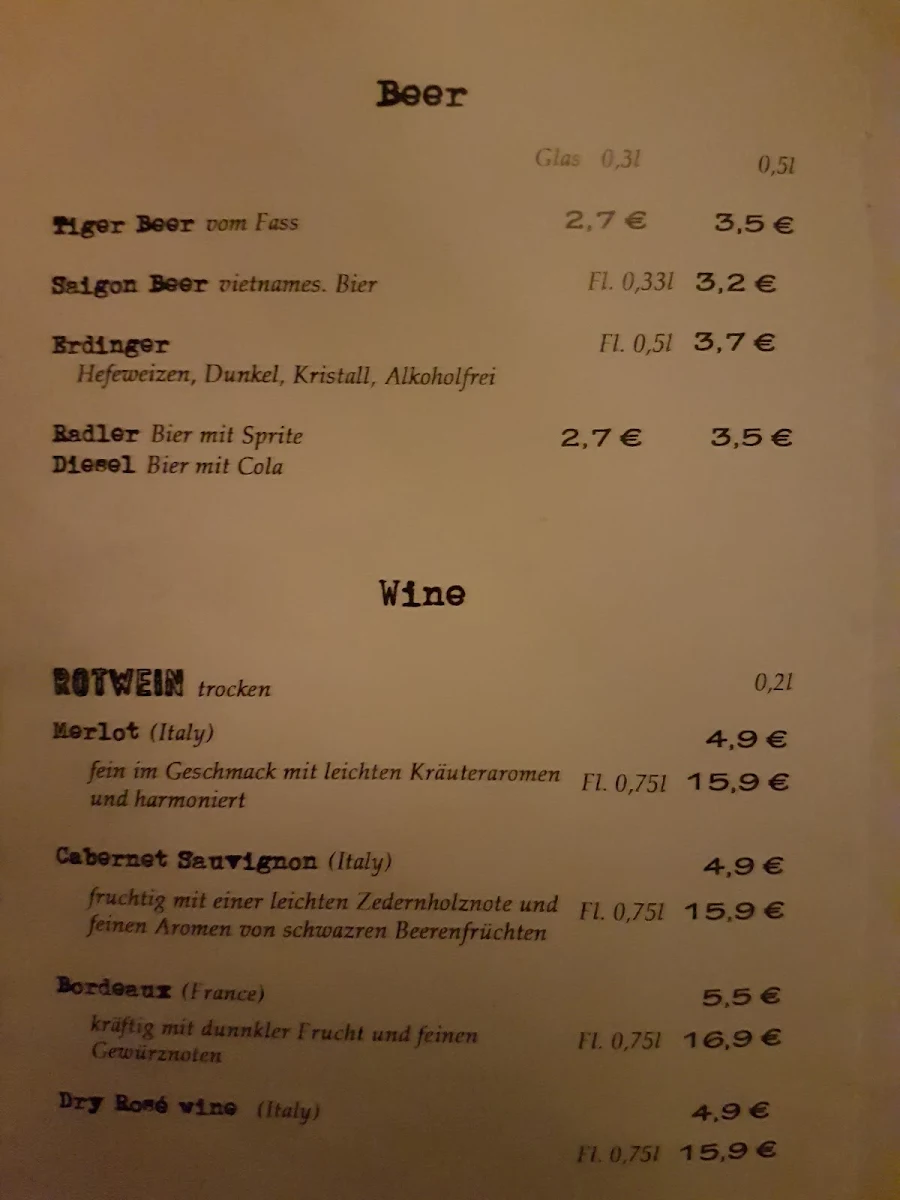 Speisekarte photo 9