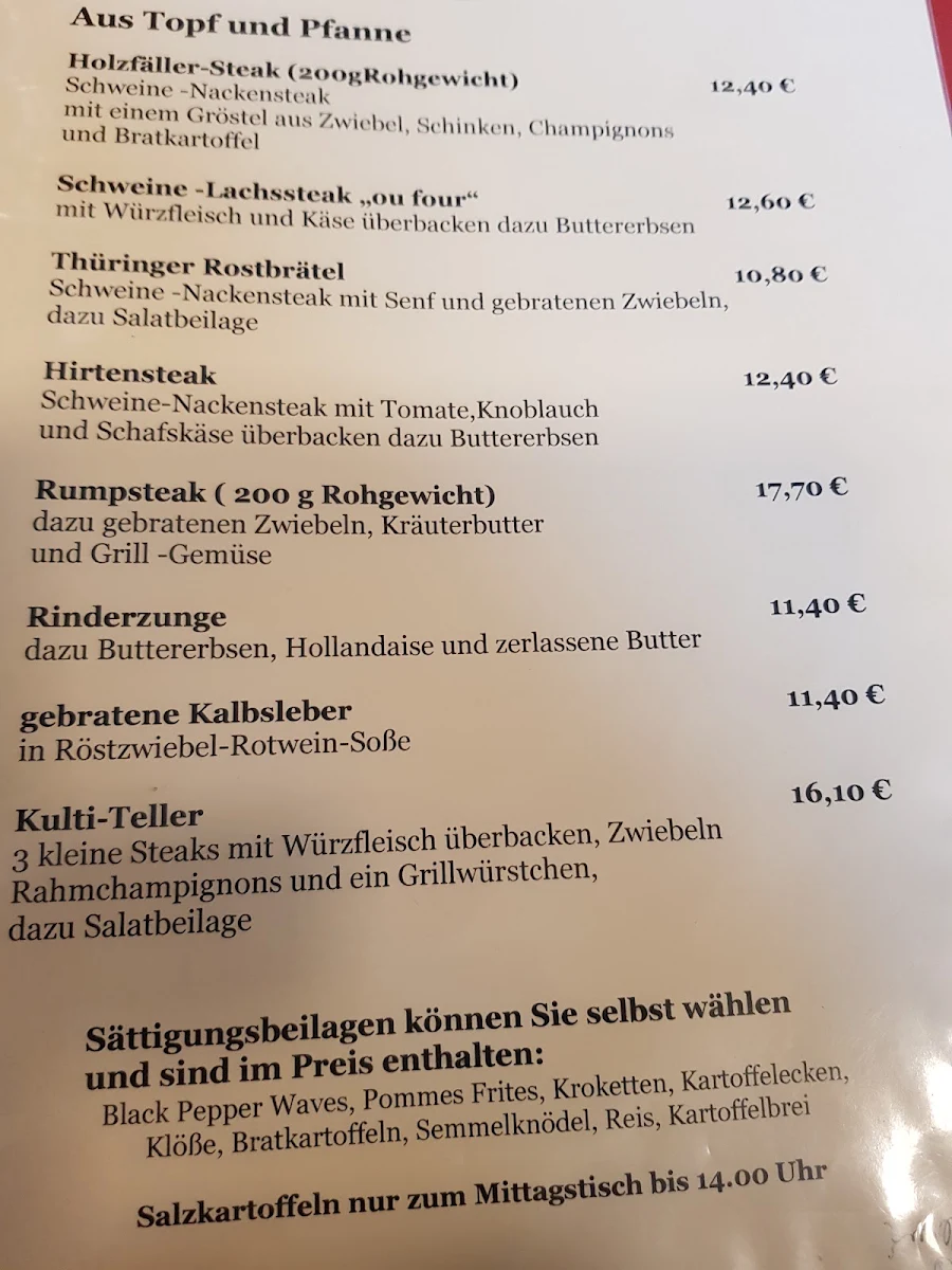 Speisekarte photo 1
