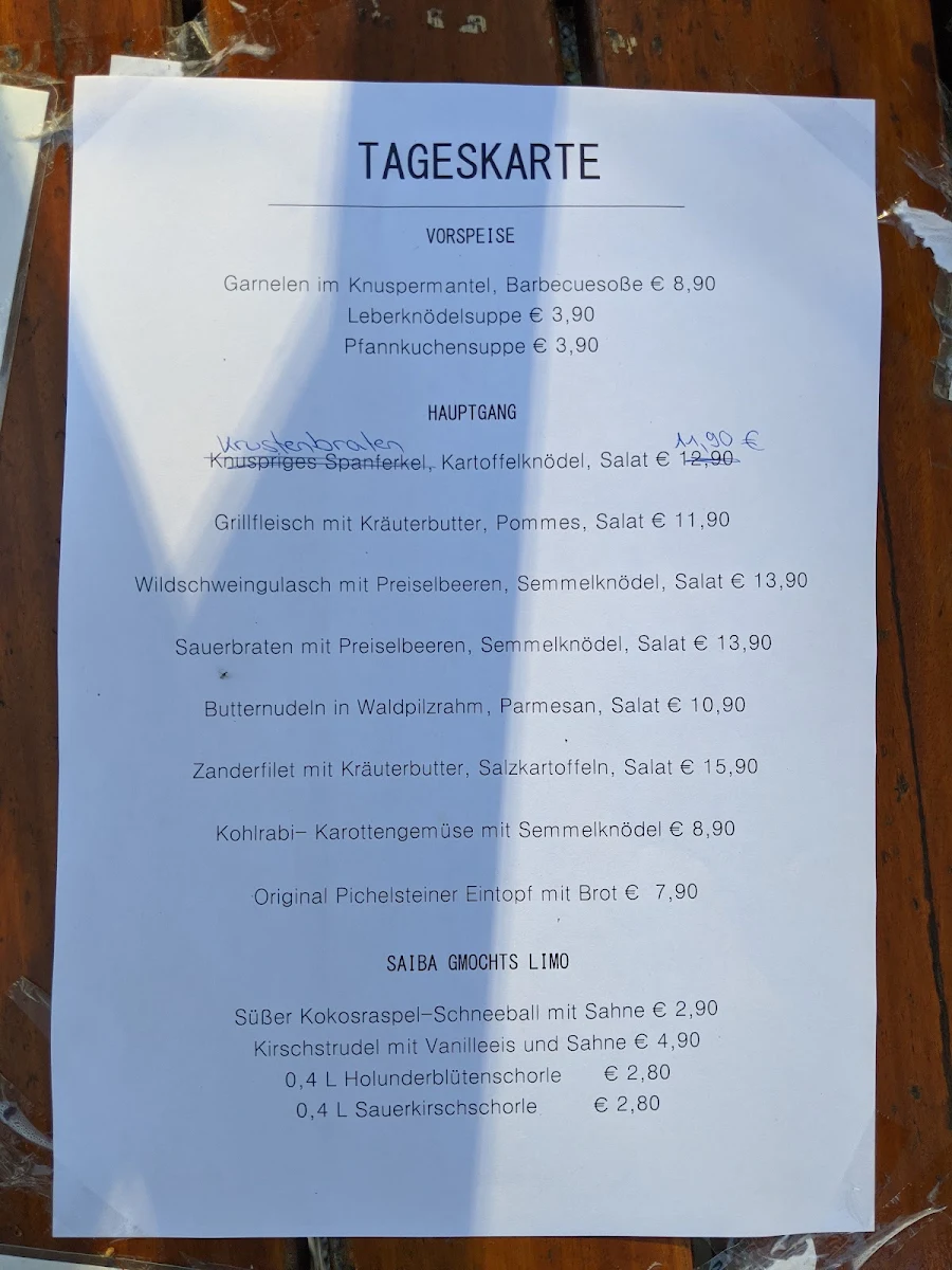 Speisekarte photo 3