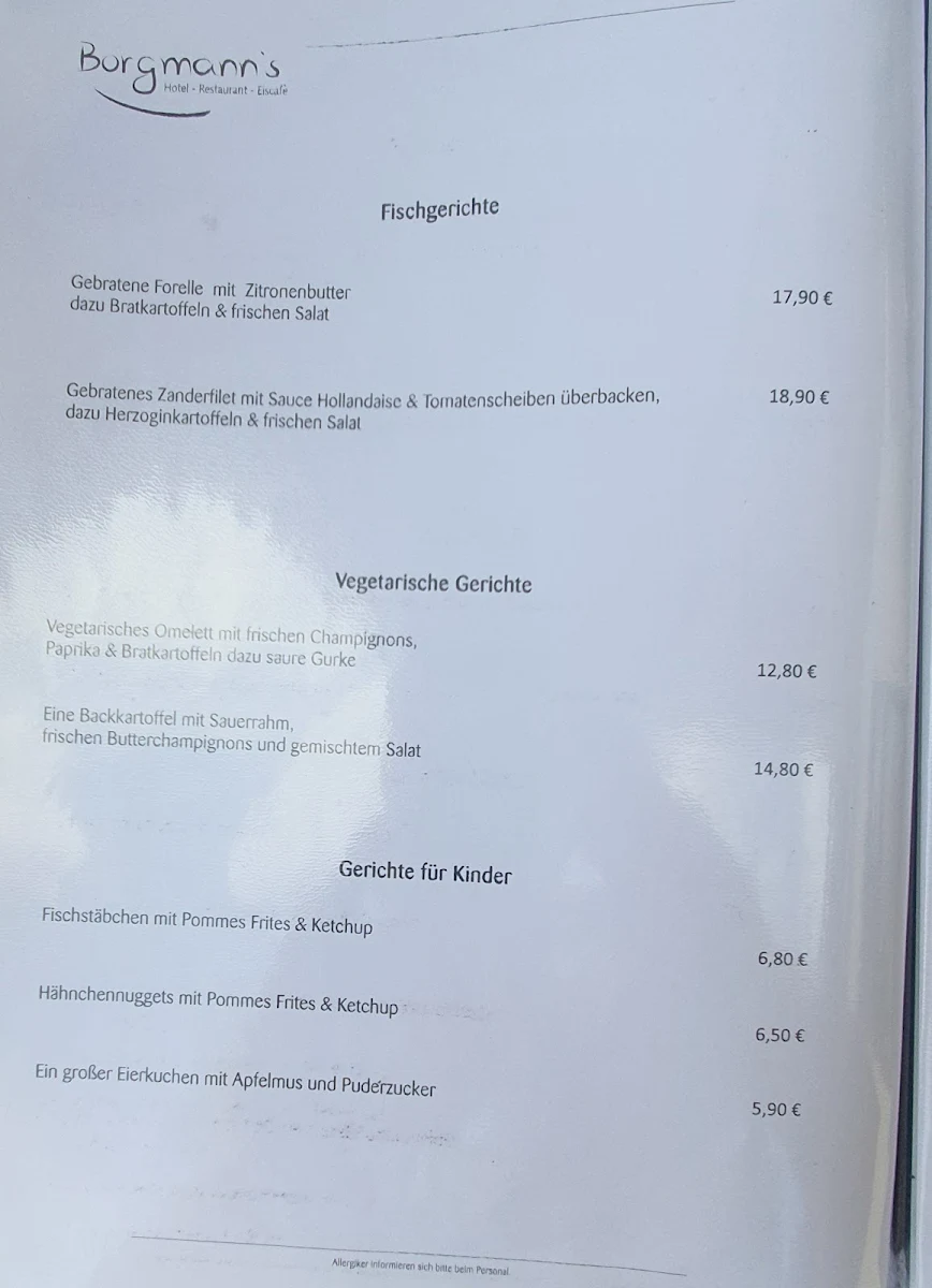 Speisekarte photo 1