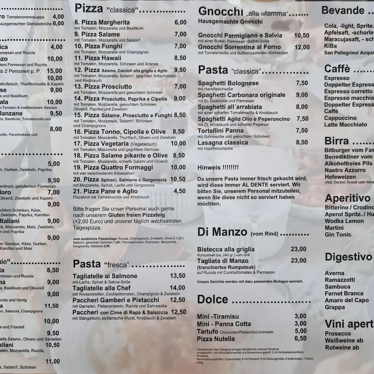 Speisekarte photo 1