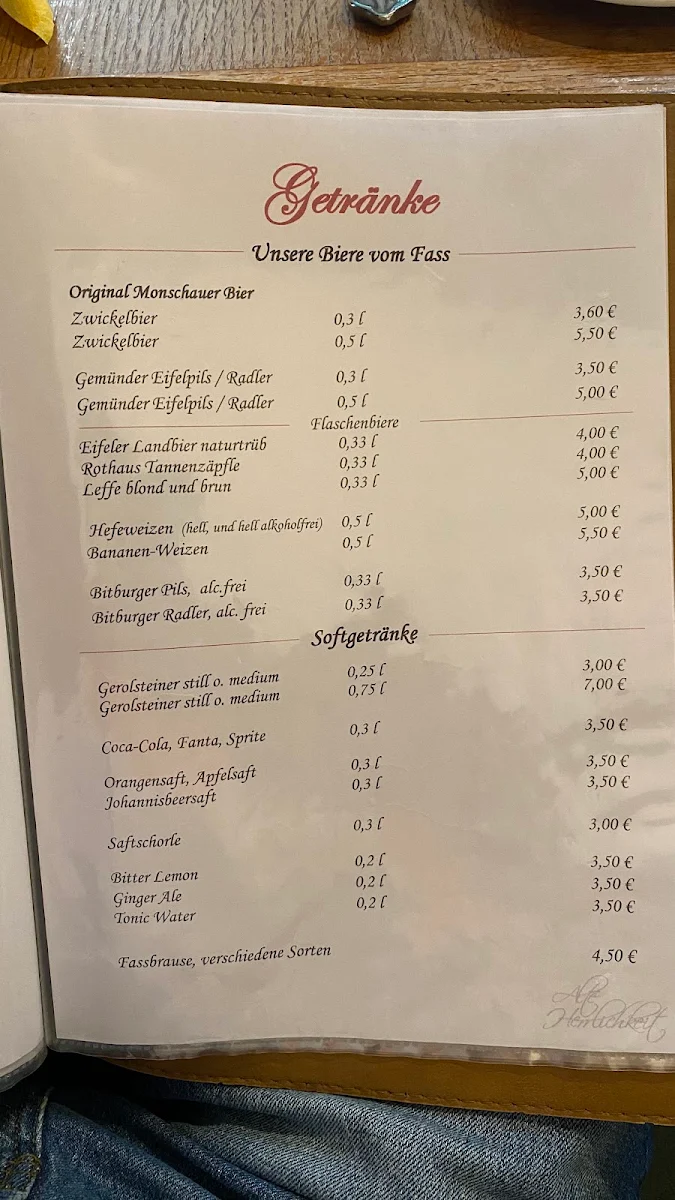 Speisekarte photo 2