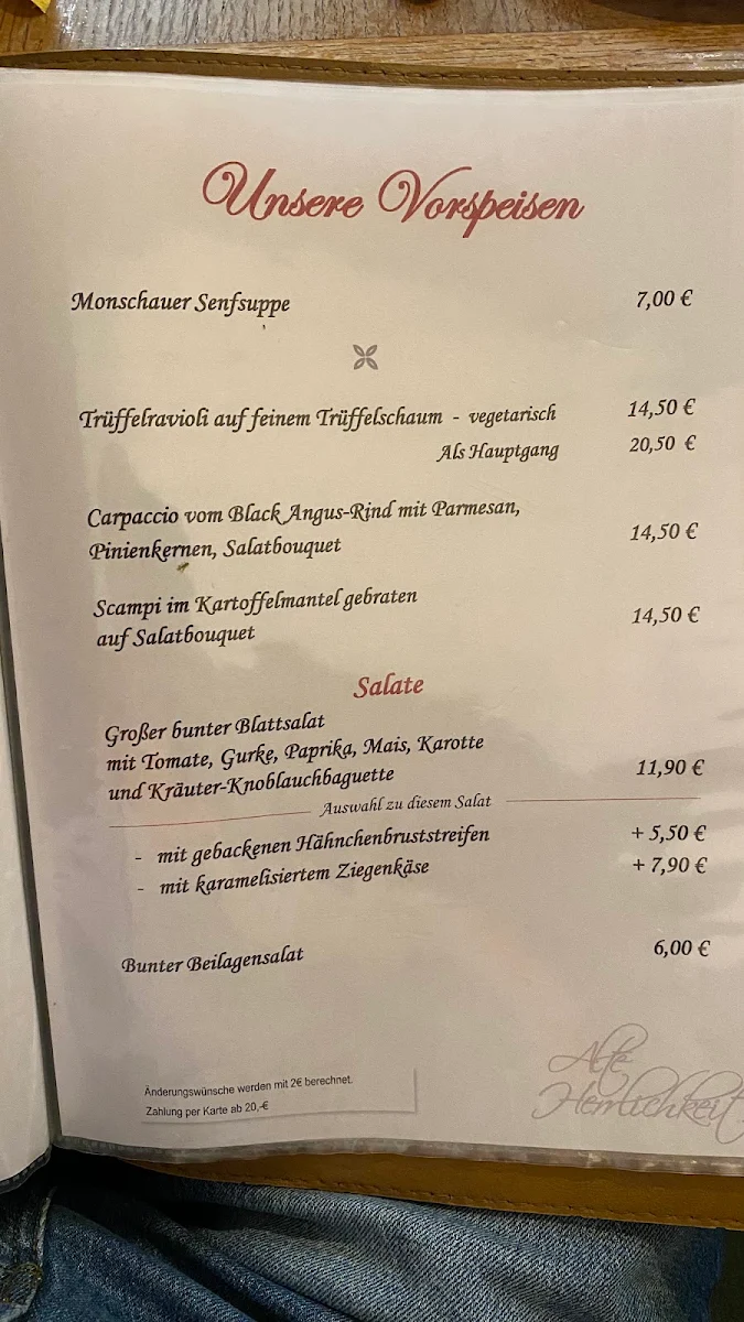 Speisekarte photo 3