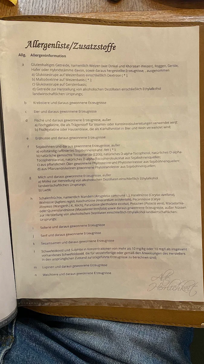 Speisekarte photo 8