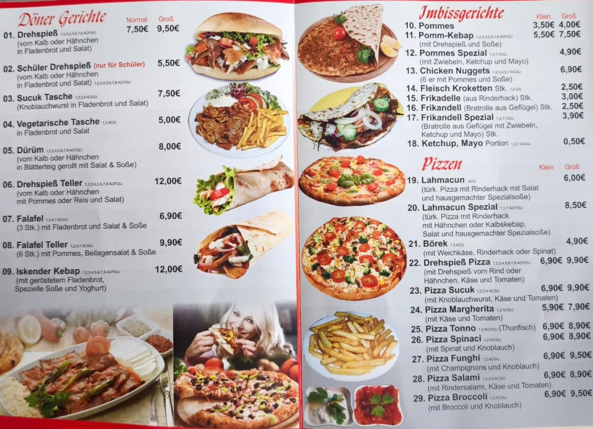 Speisekarte photo 1