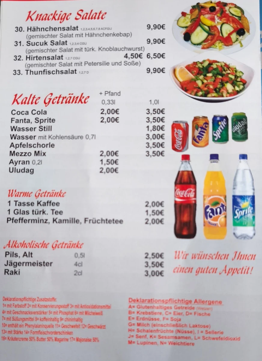 Speisekarte photo 2