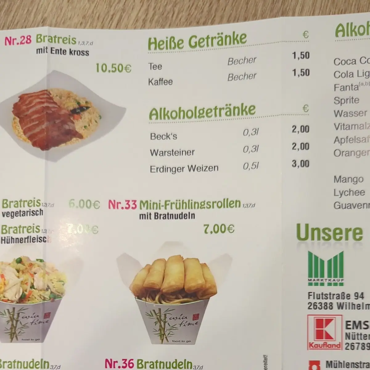 Speisekarte photo 5