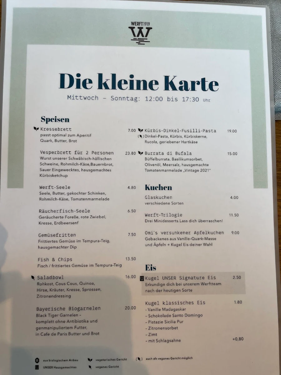 Speisekarte photo 2