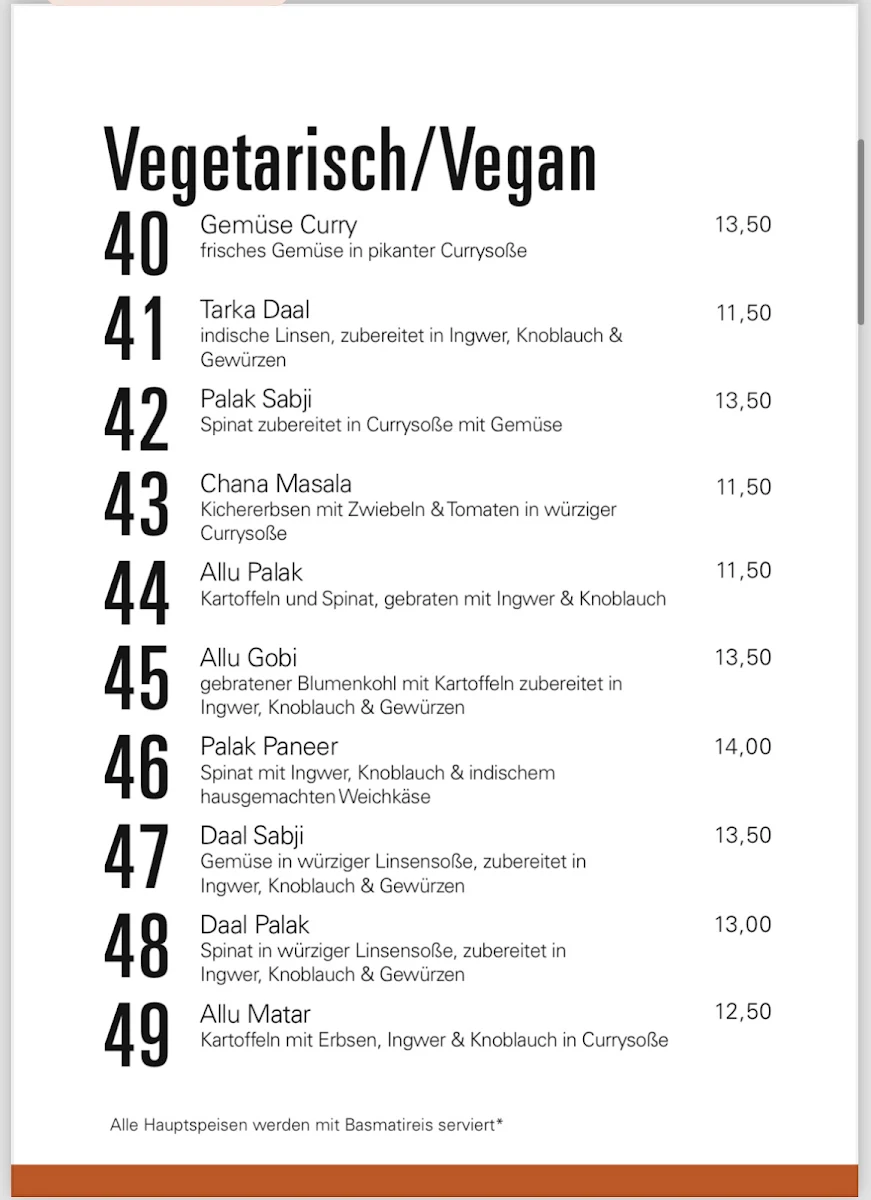 Speisekarte photo 2