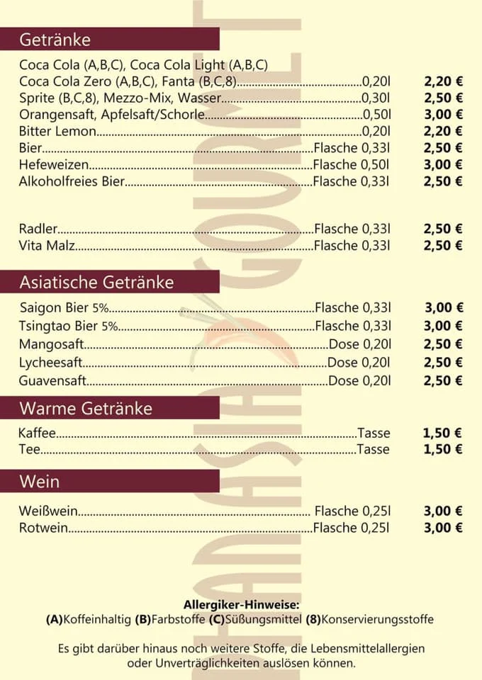 Speisekarte photo 2