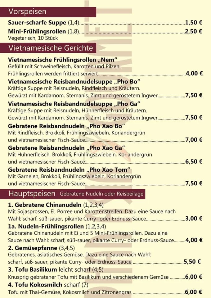Speisekarte photo 5