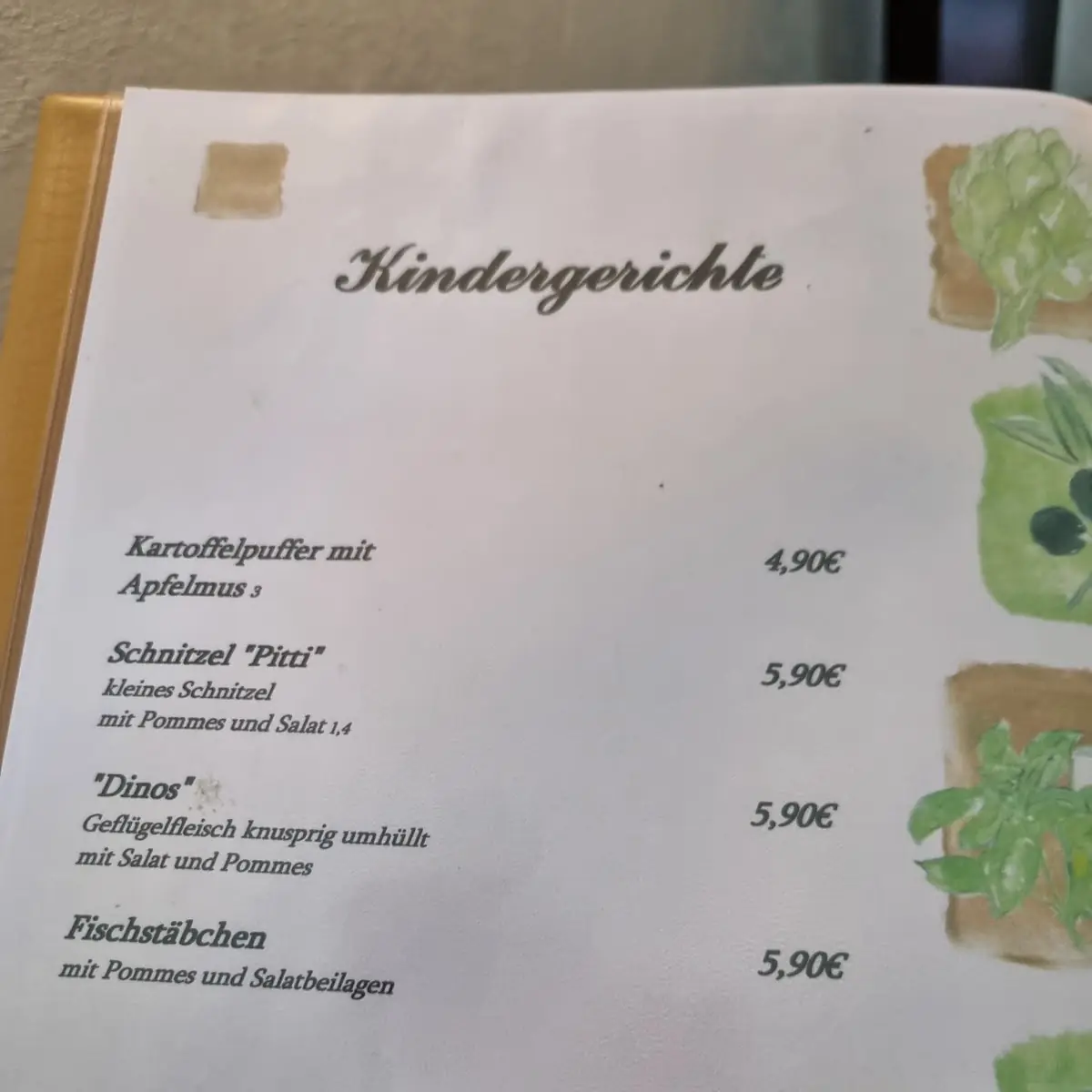 Speisekarte photo 5