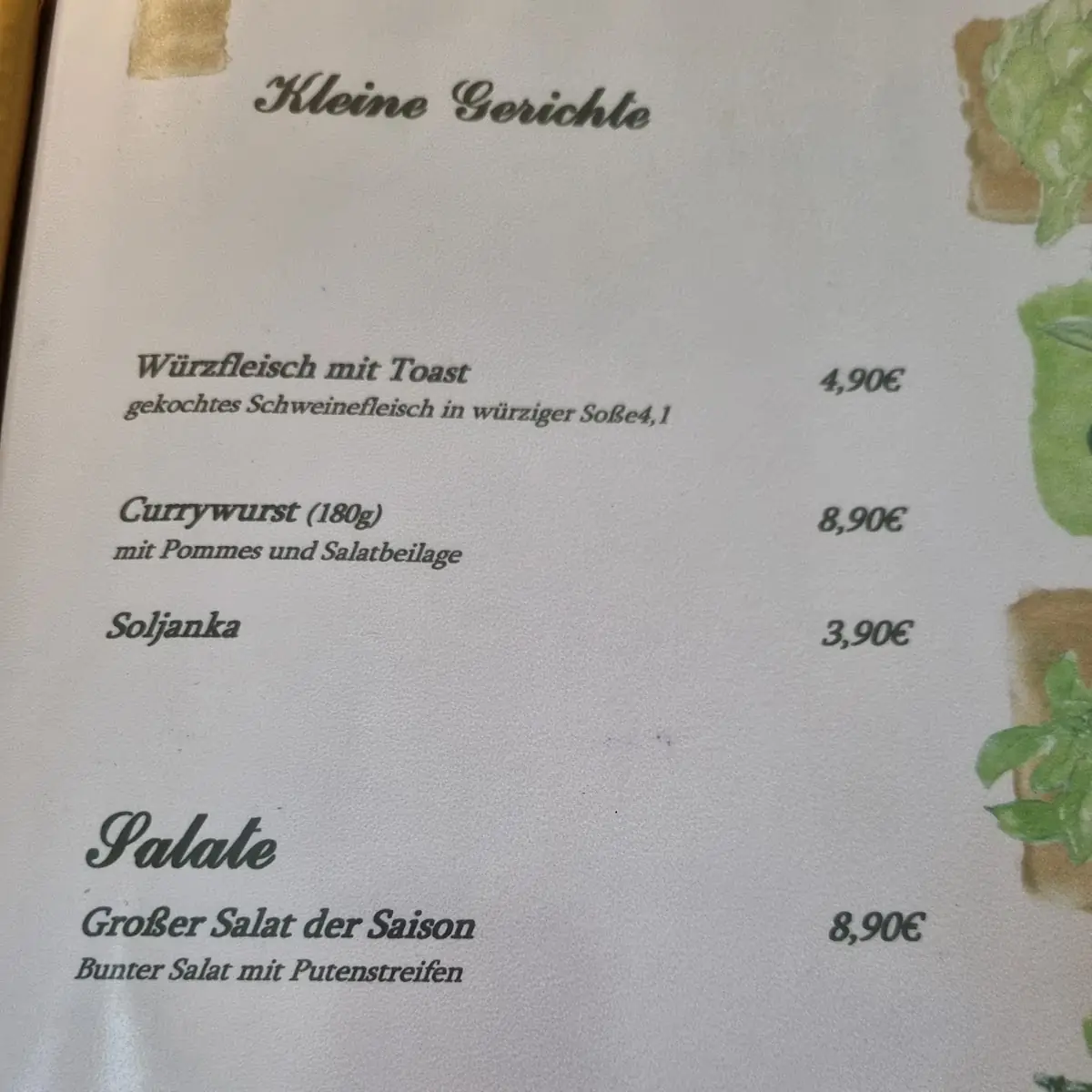 Speisekarte photo 6