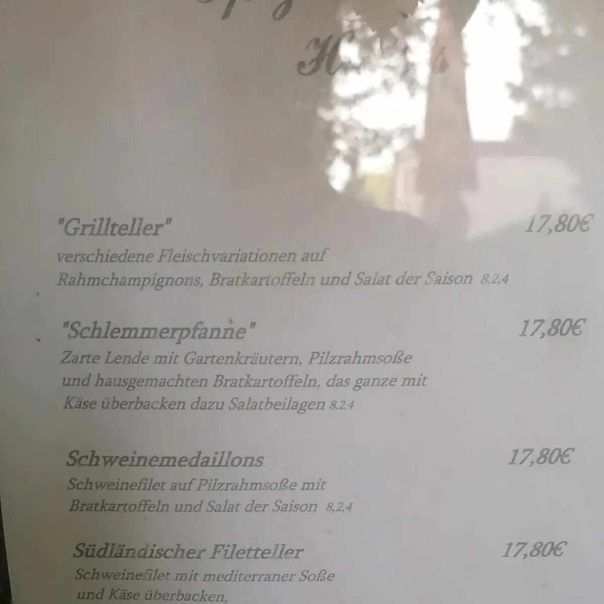 Speisekarte photo 8