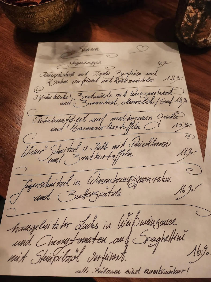 Speisekarte photo 1