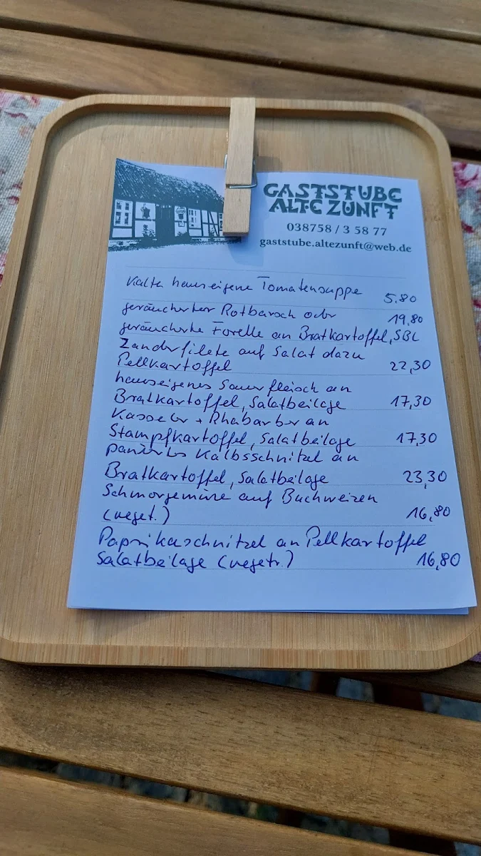 Speisekarte photo 1