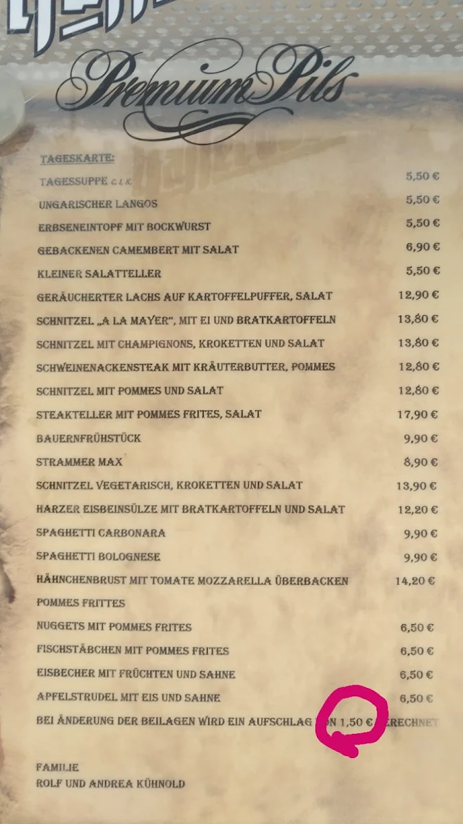 Speisekarte photo 3