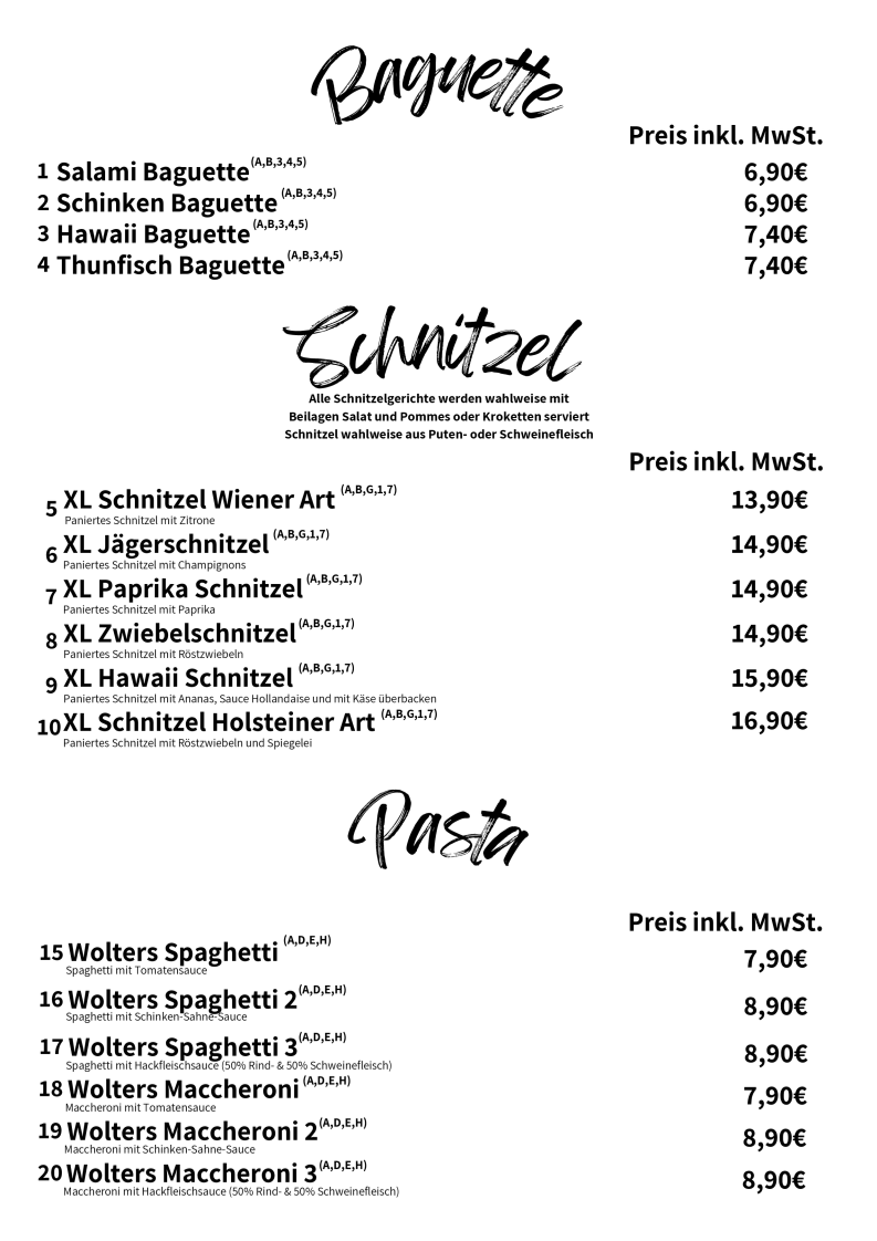 Speisekarte photo 1