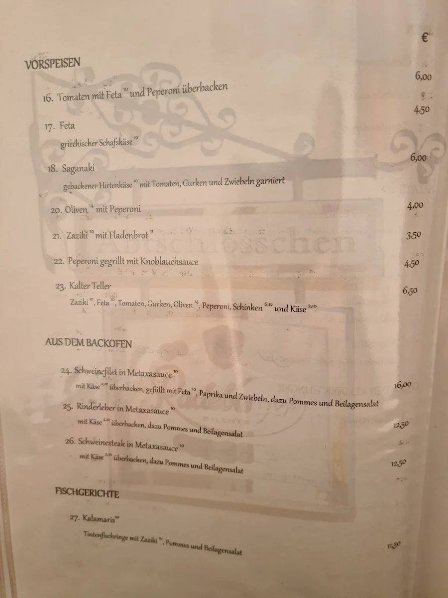 Speisekarte photo 3