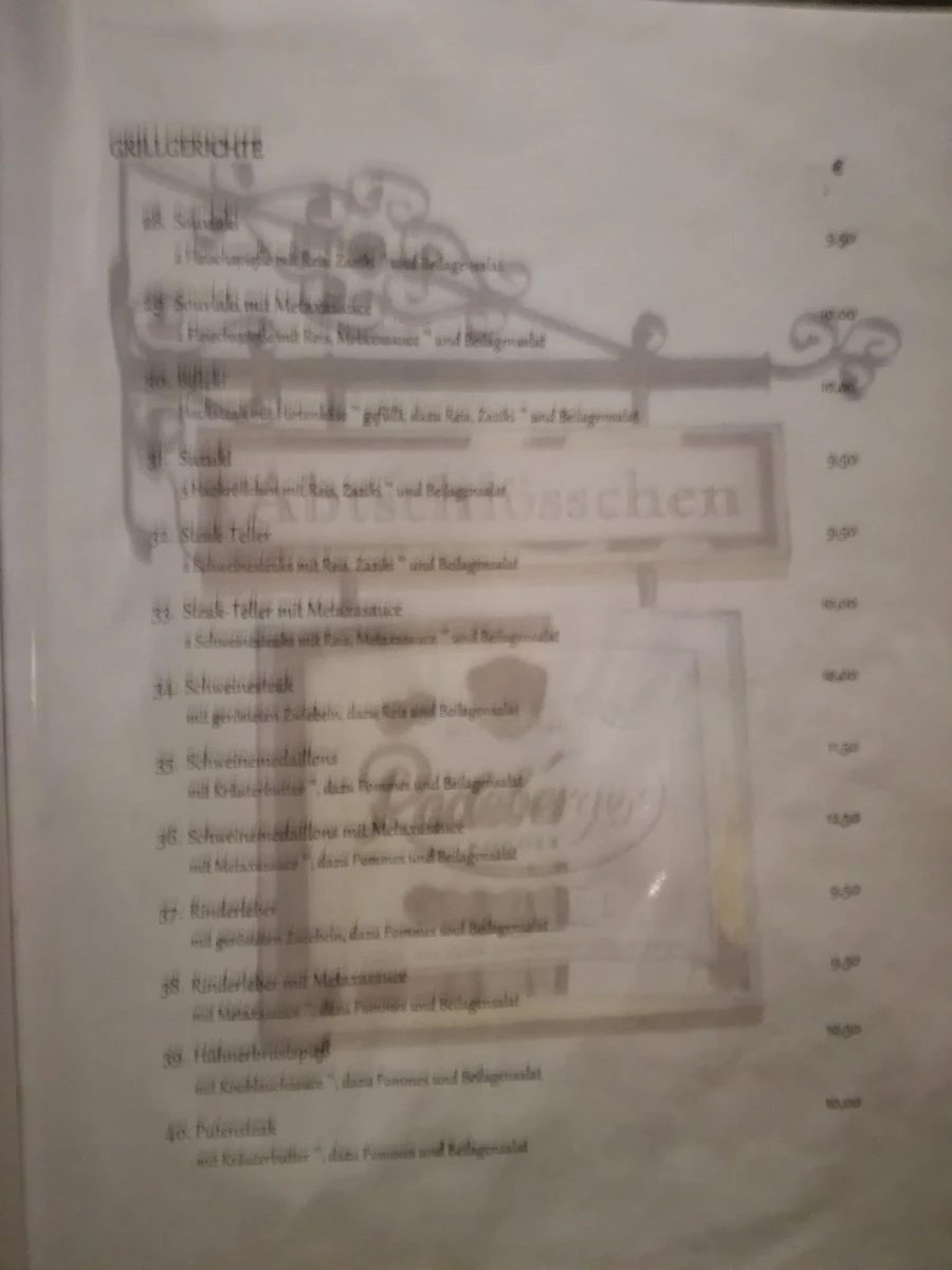Speisekarte photo 5