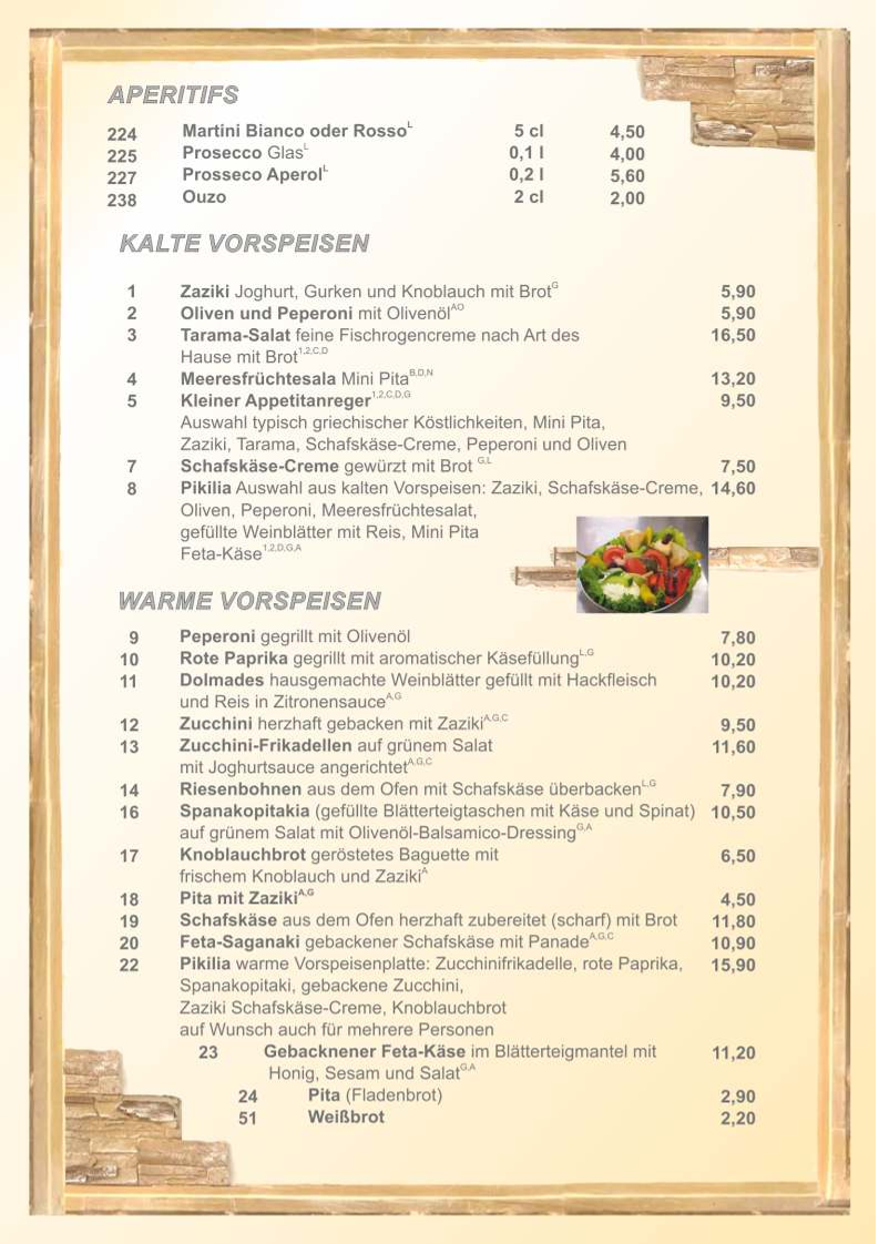 Speisekarte photo 1