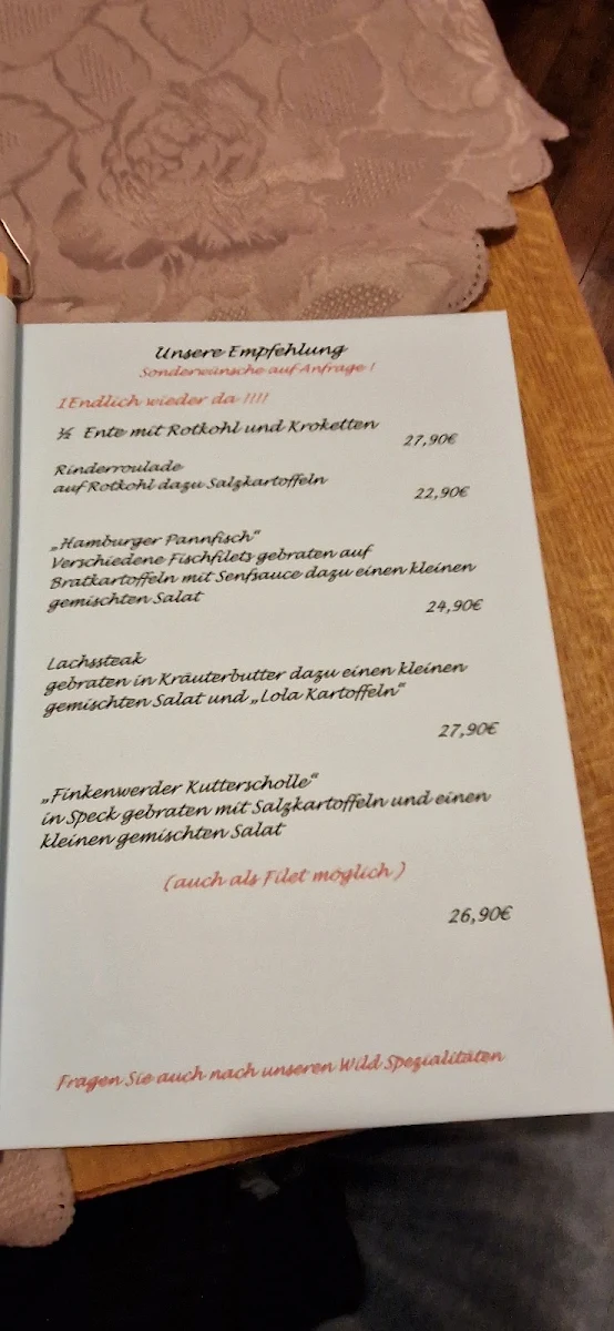 Speisekarte photo 1