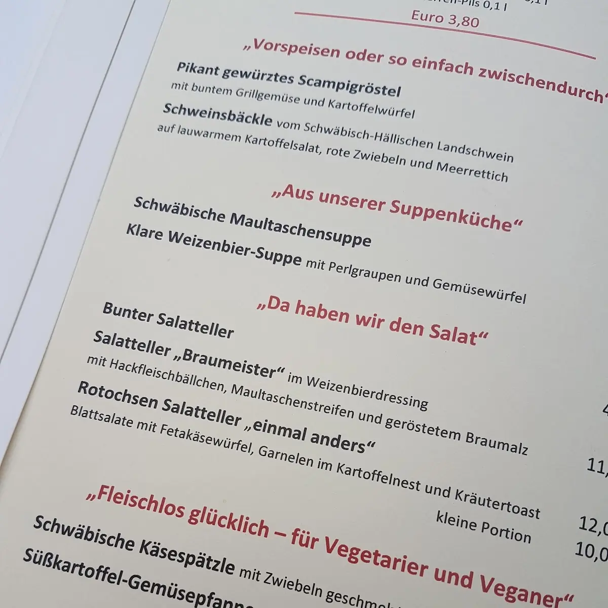 Speisekarte photo 10