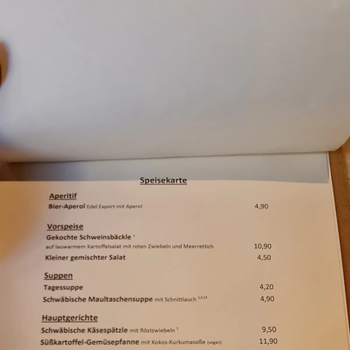Speisekarte photo 8