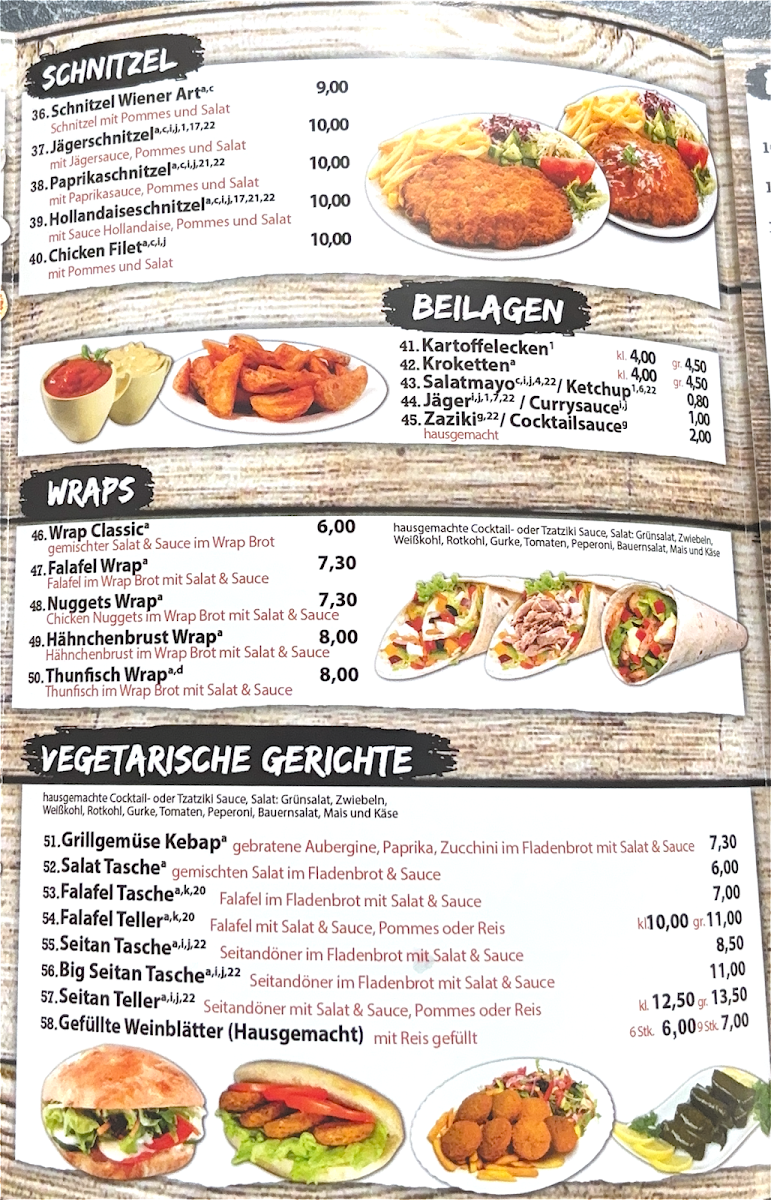 Speisekarte photo 1