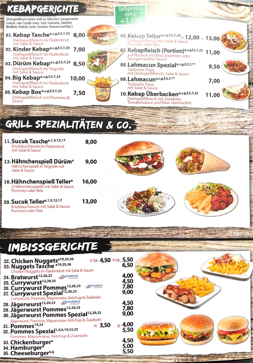 Speisekarte photo 2