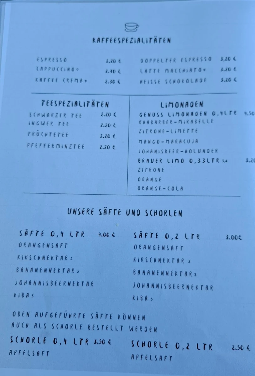 Speisekarte photo 2