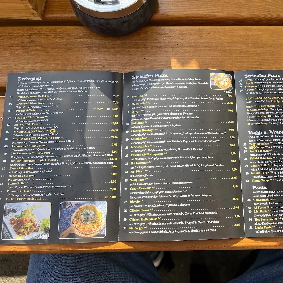 Speisekarte, Mr.Döner