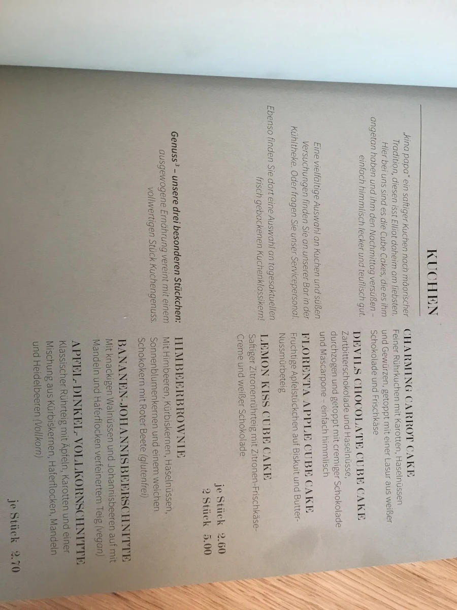 Speisekarte photo 5