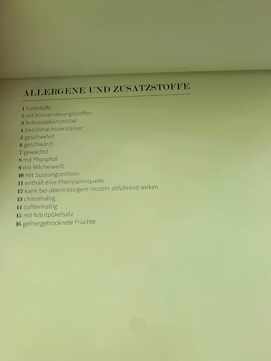 Speisekarte photo 8