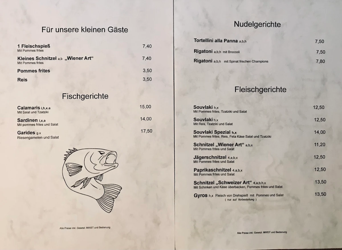 Speisekarte photo 1