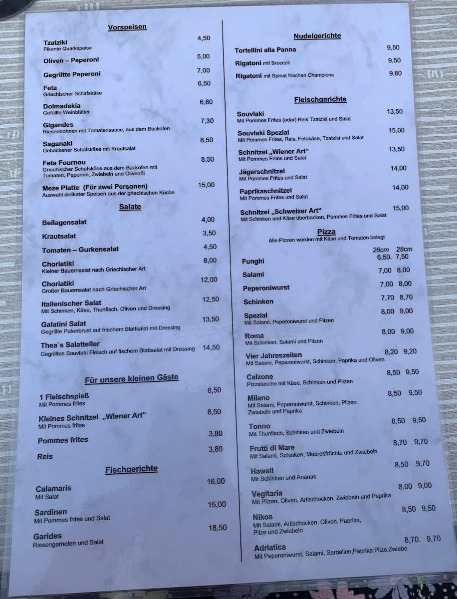 Speisekarte photo 4