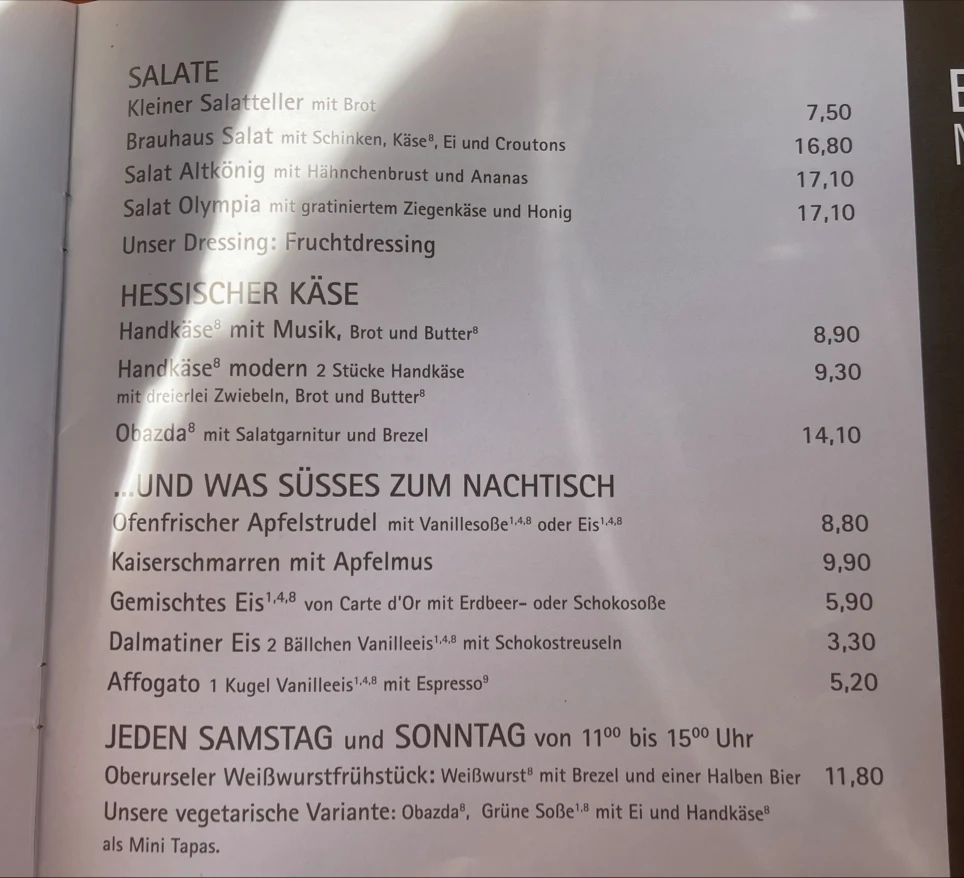 Speisekarte photo 8
