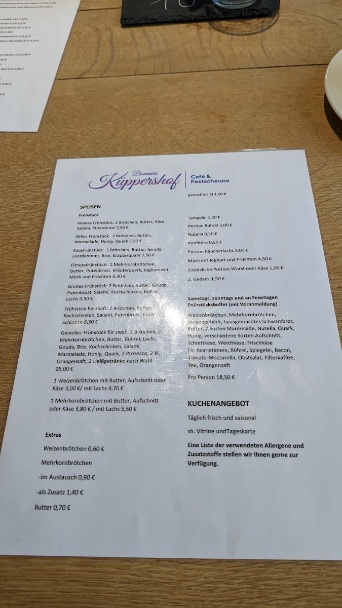 Speisekarte photo 3