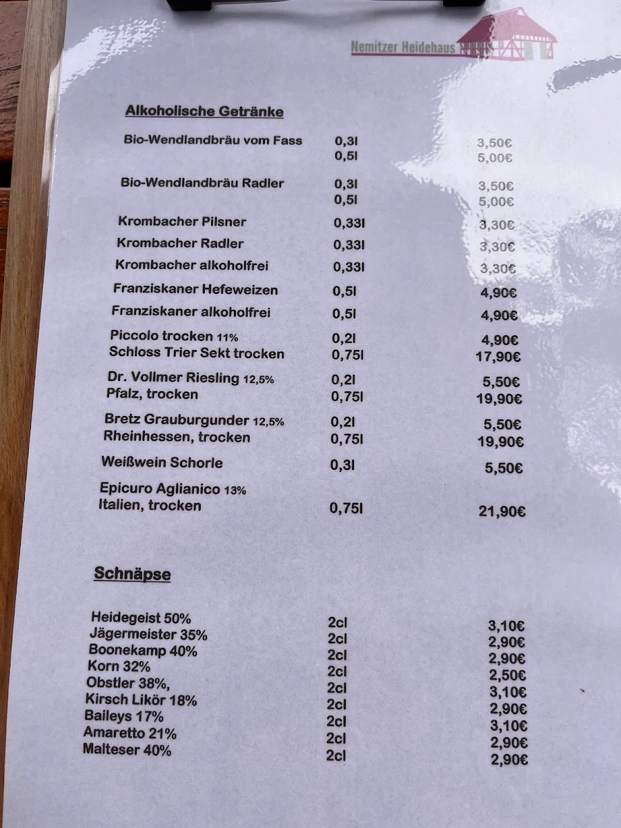 Speisekarte photo 2