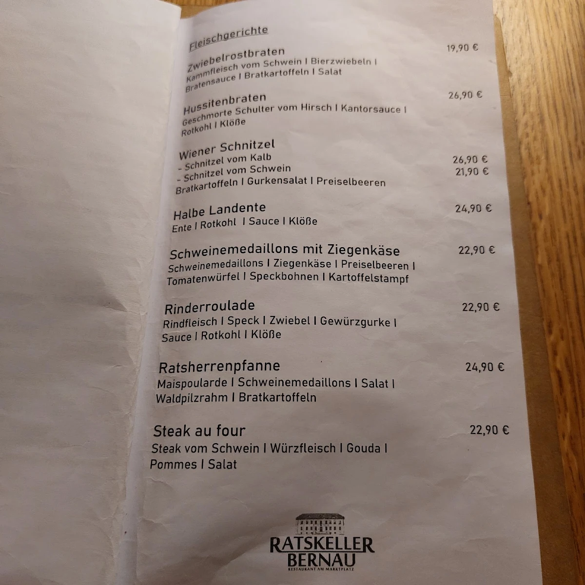 Speisekarte photo 1